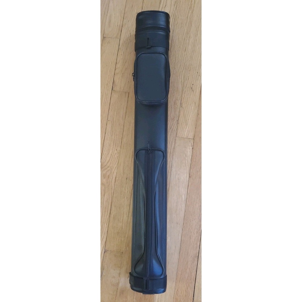 PRO SERIES Black Pool Cue Case with Strap